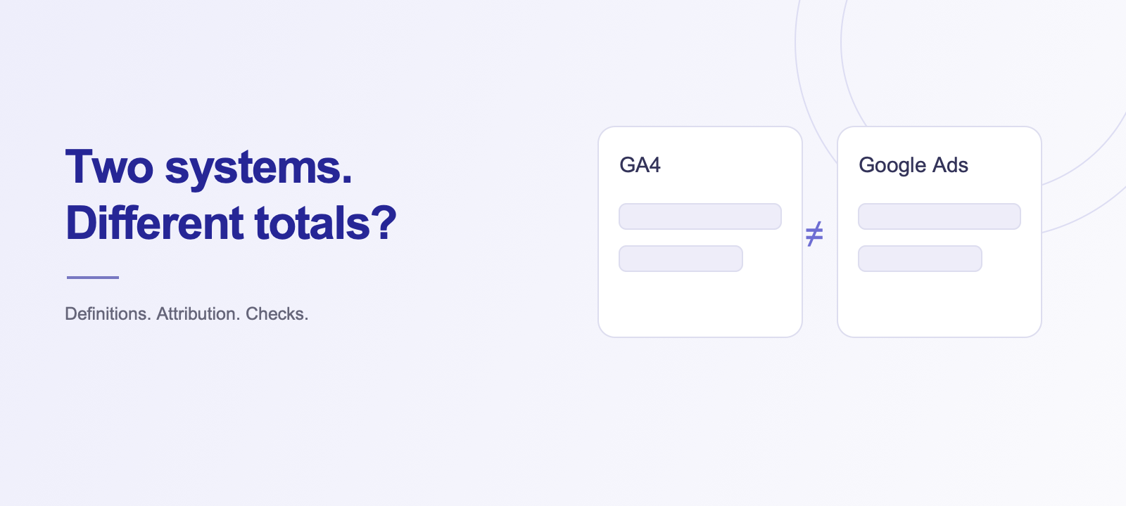 Why GA4 and Google Ads conversion numbers differ