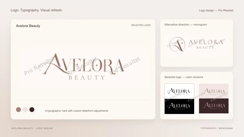Avelora Beauty: A New Logo for a Visual Refresh 1 Avelora Beauty: A New Logo for a Visual Refresh