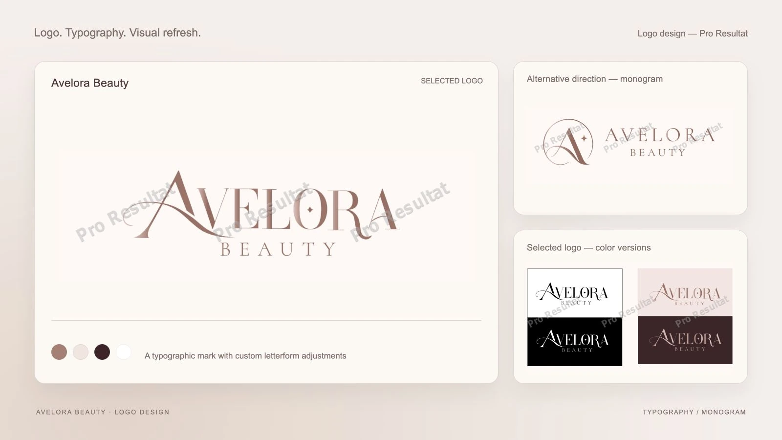 Avelora Beauty: A New Logo for a Visual Refresh